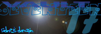yes, it's the infamous photoshop lens flare again...=)